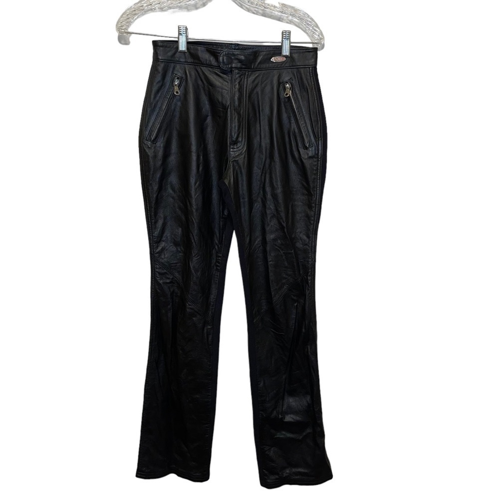 Harley Davidson Woman Leather Pants Size 4